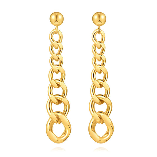 Drop chain Links  earrings