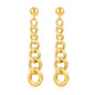 Drop chain Links  earrings