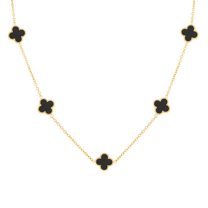 Black Clover Necklace