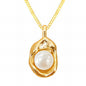 Gold Pearl Necklace