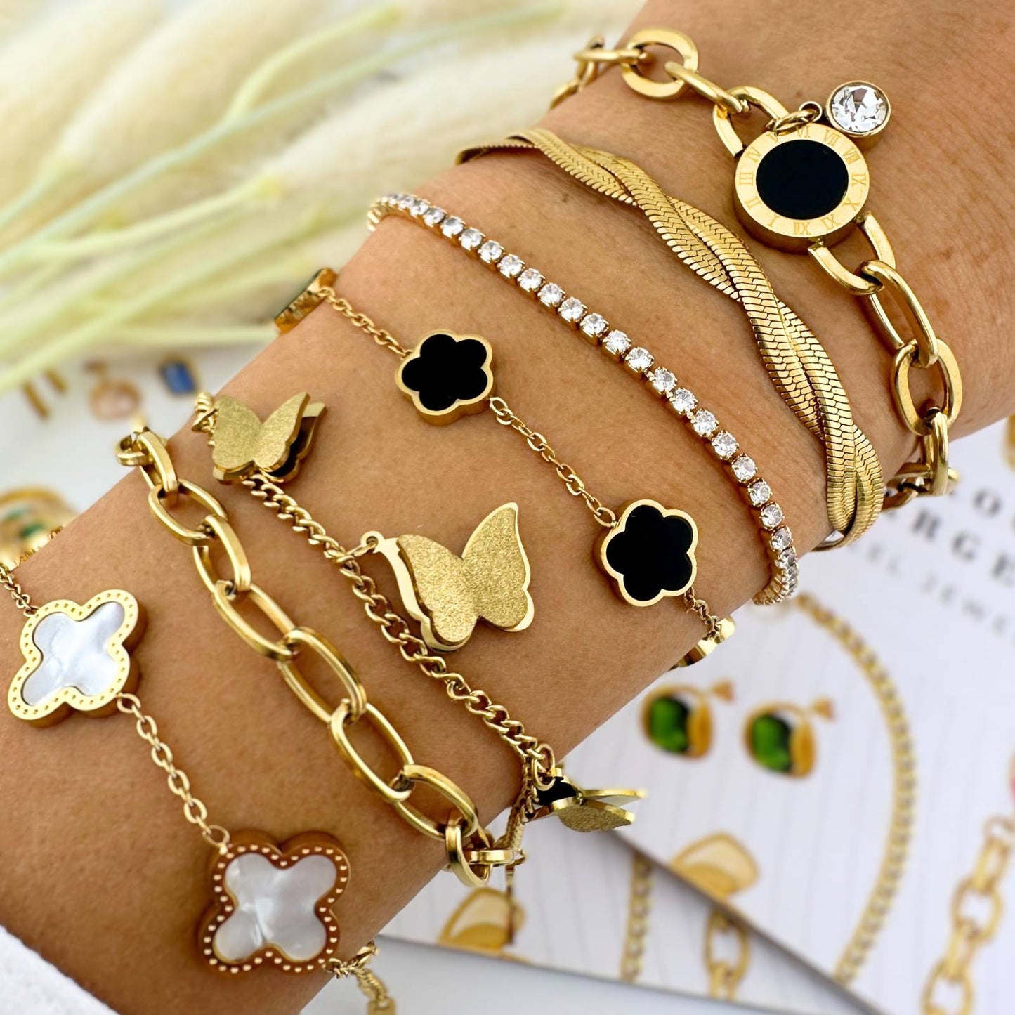 Clover Charms Bracelet