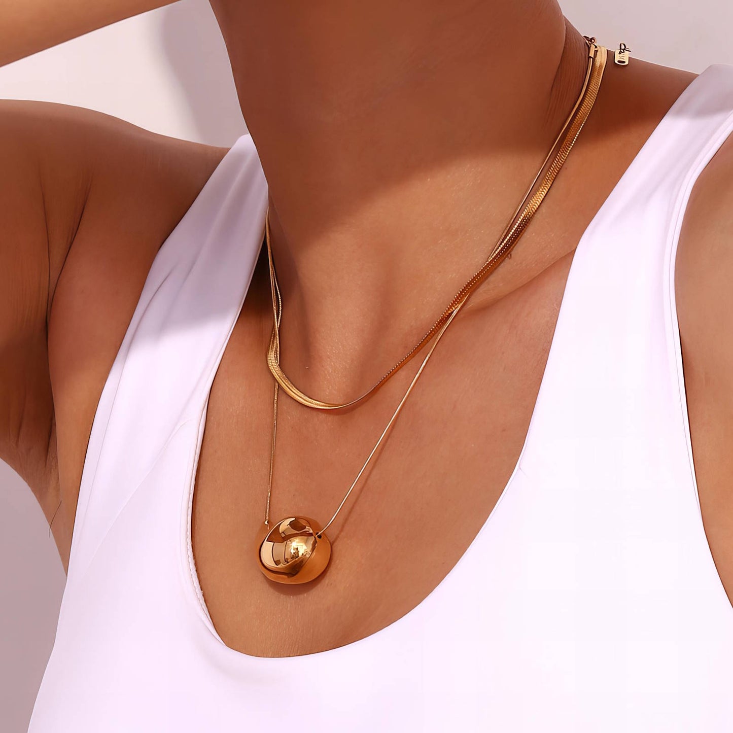 Teardrop Pendant Necklace