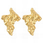 Gold Abstract Sculptural Earrings