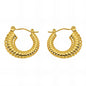 Lidia 18k Gold Earrings, 18K Gold Plated Steel