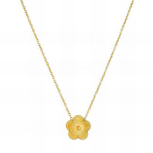 Necklace with Flower Pendant