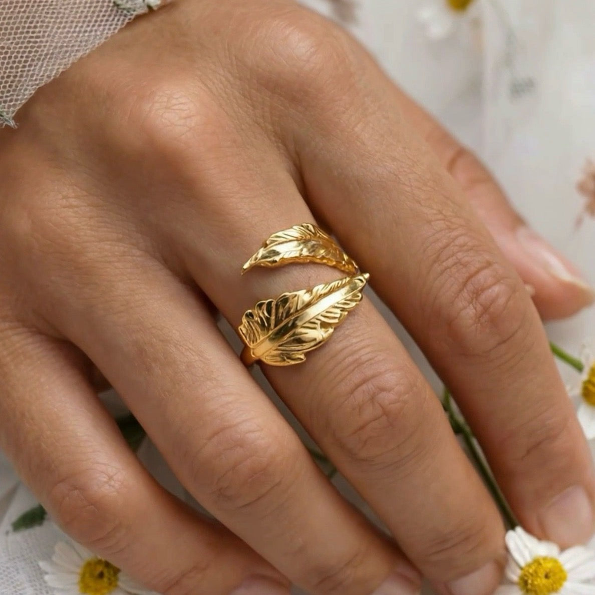 Feather Wrap Ring