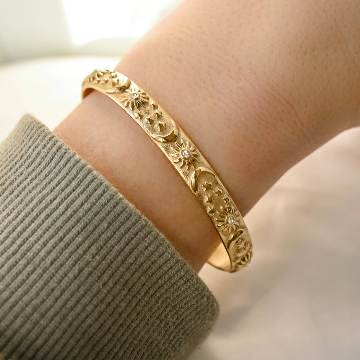 Odessa Gold Cuff Bracelet