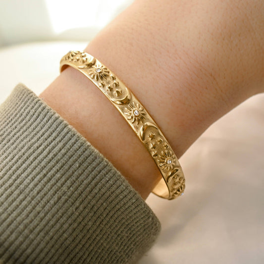 Odessa Gold Cuff Bracelet
