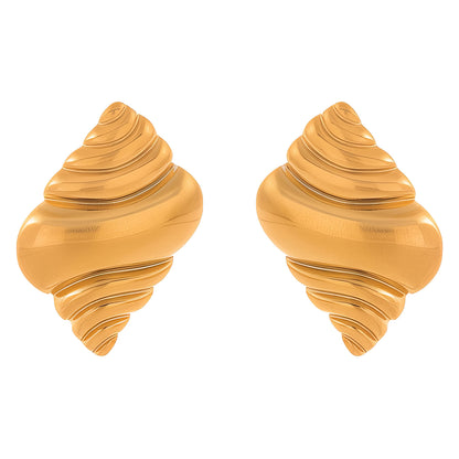 Eliana Conch Seashell Earrings
