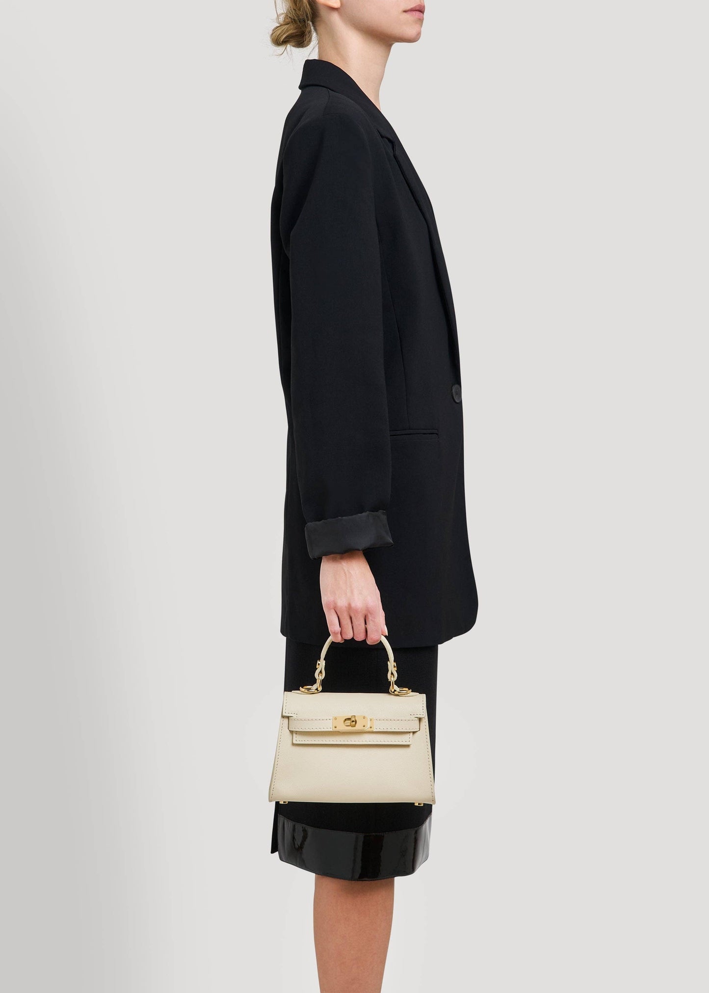 Victoria Bag in Beige Epson Leather