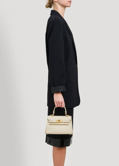 Victoria Bag in Beige Epson Leather