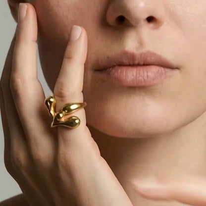 Rica Molten Drop Ring