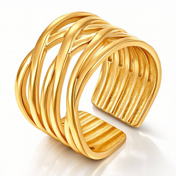 Interlocking Cuff Ring