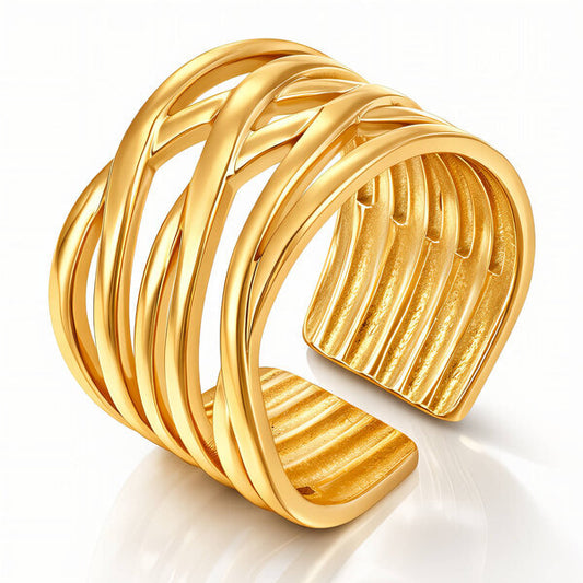 Interlocking Cuff Ring