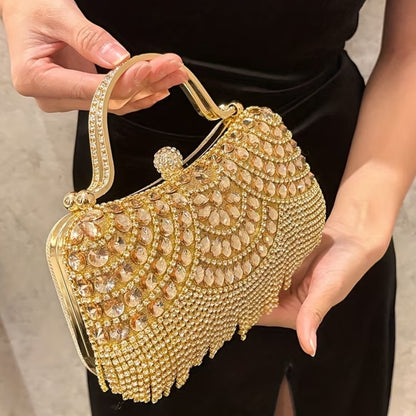Adah Gold Fridge Royale Clutch