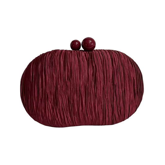 Regal Burgundy Clutch