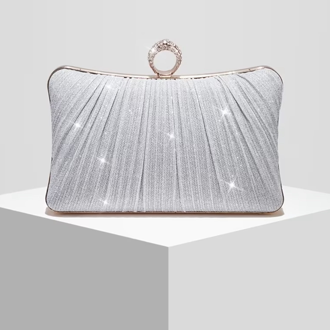 Eliora Pleated Royale Clutch
