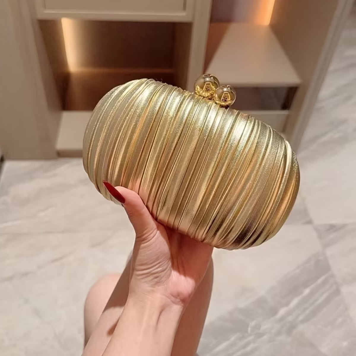 Gilded Royale Clutch