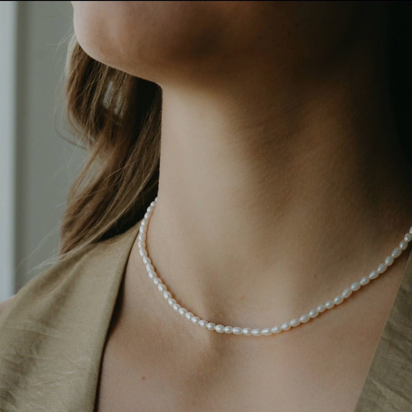 Dainty Mini Pearl Necklace