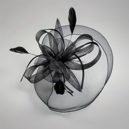 Mesh Feather Fascinators