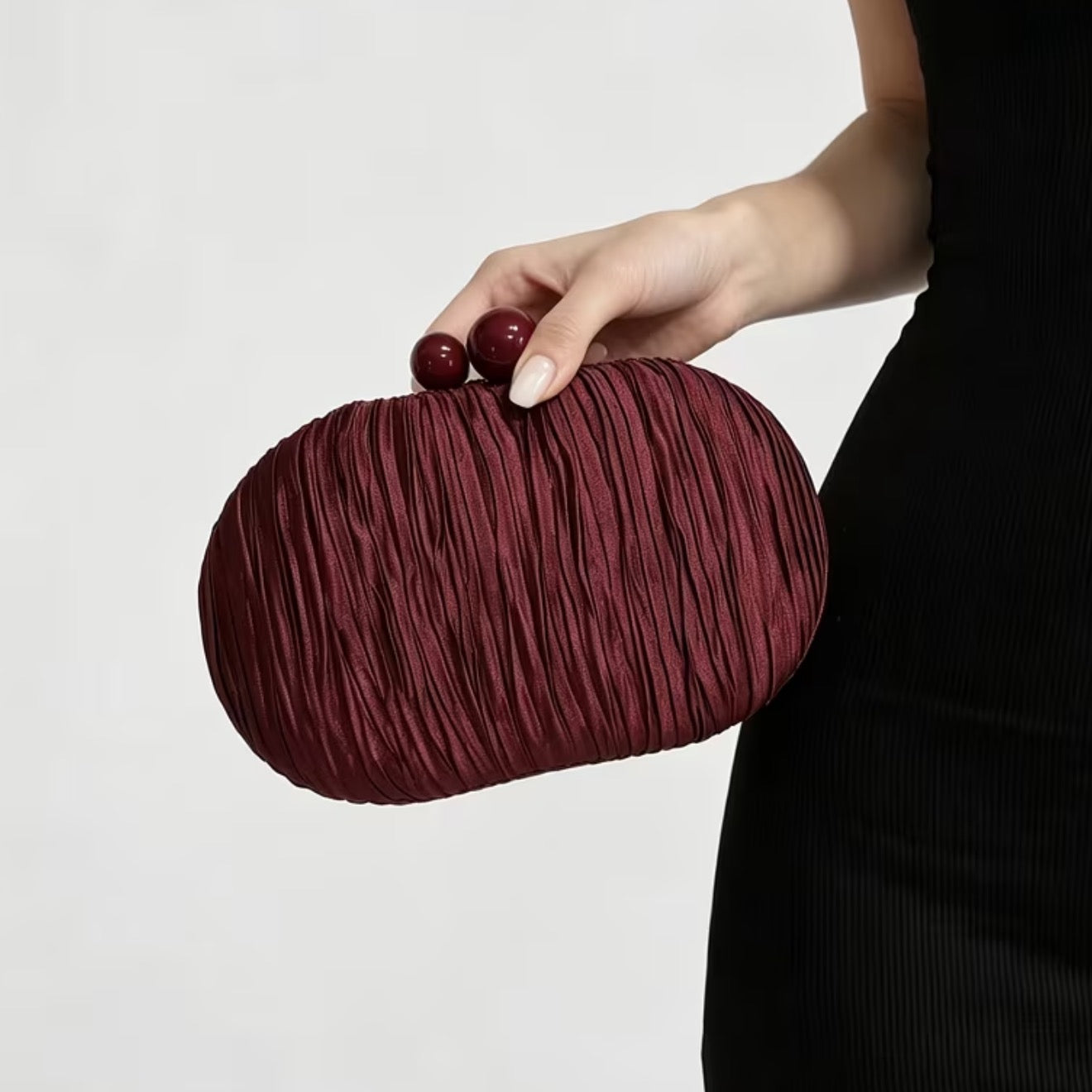 Regal Burgundy Clutch