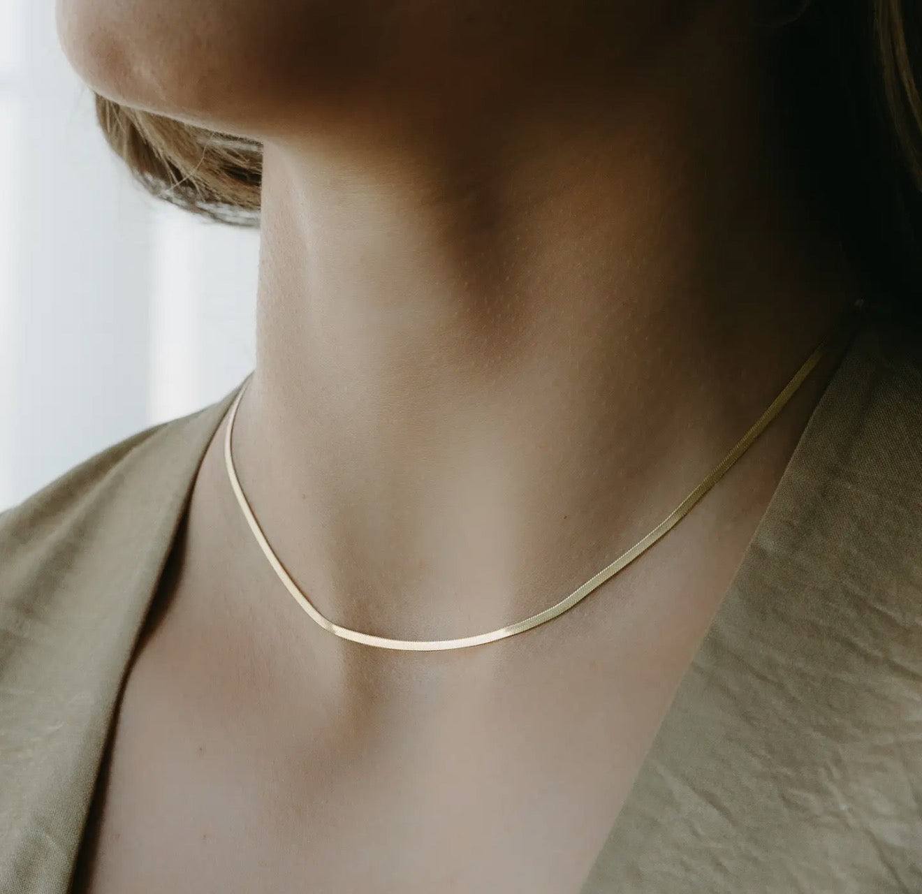 Herringbone Chain Necklace