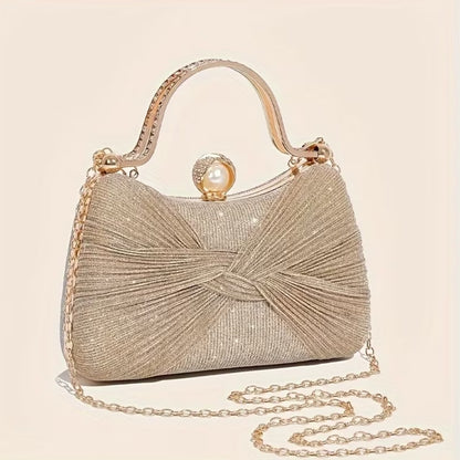 Champagne twist Clutch