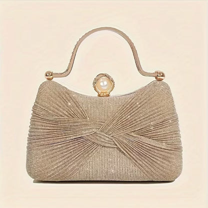Champagne twist Clutch