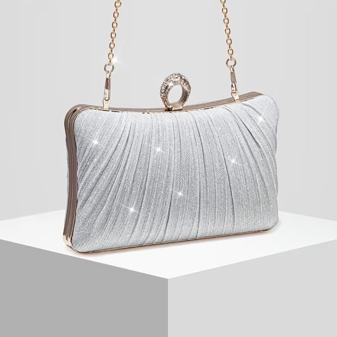 Eliora Pleated Royale Clutch