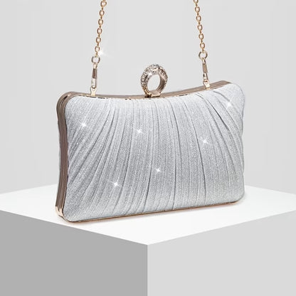 Eliora Pleated Royale Clutch