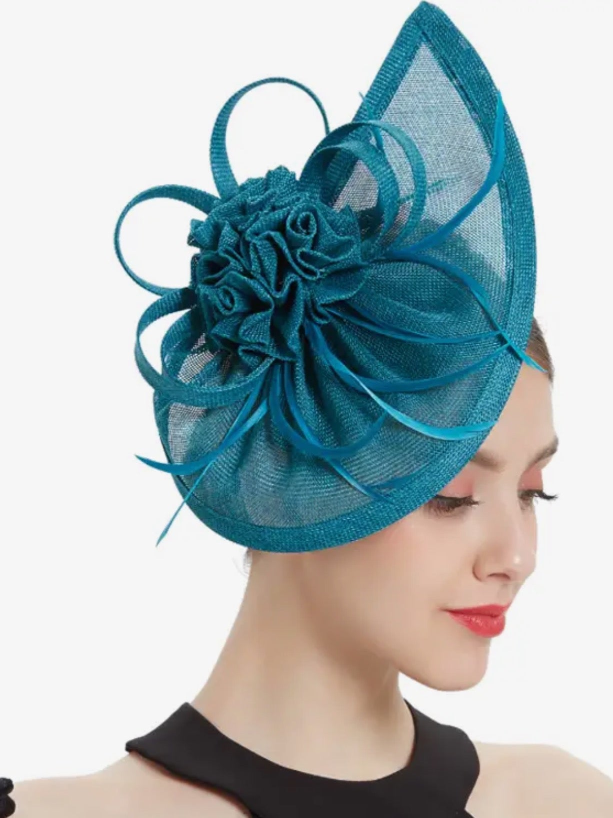 Floral Brim Fascinator