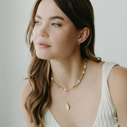 Pastel Pearl Beaded Necklace