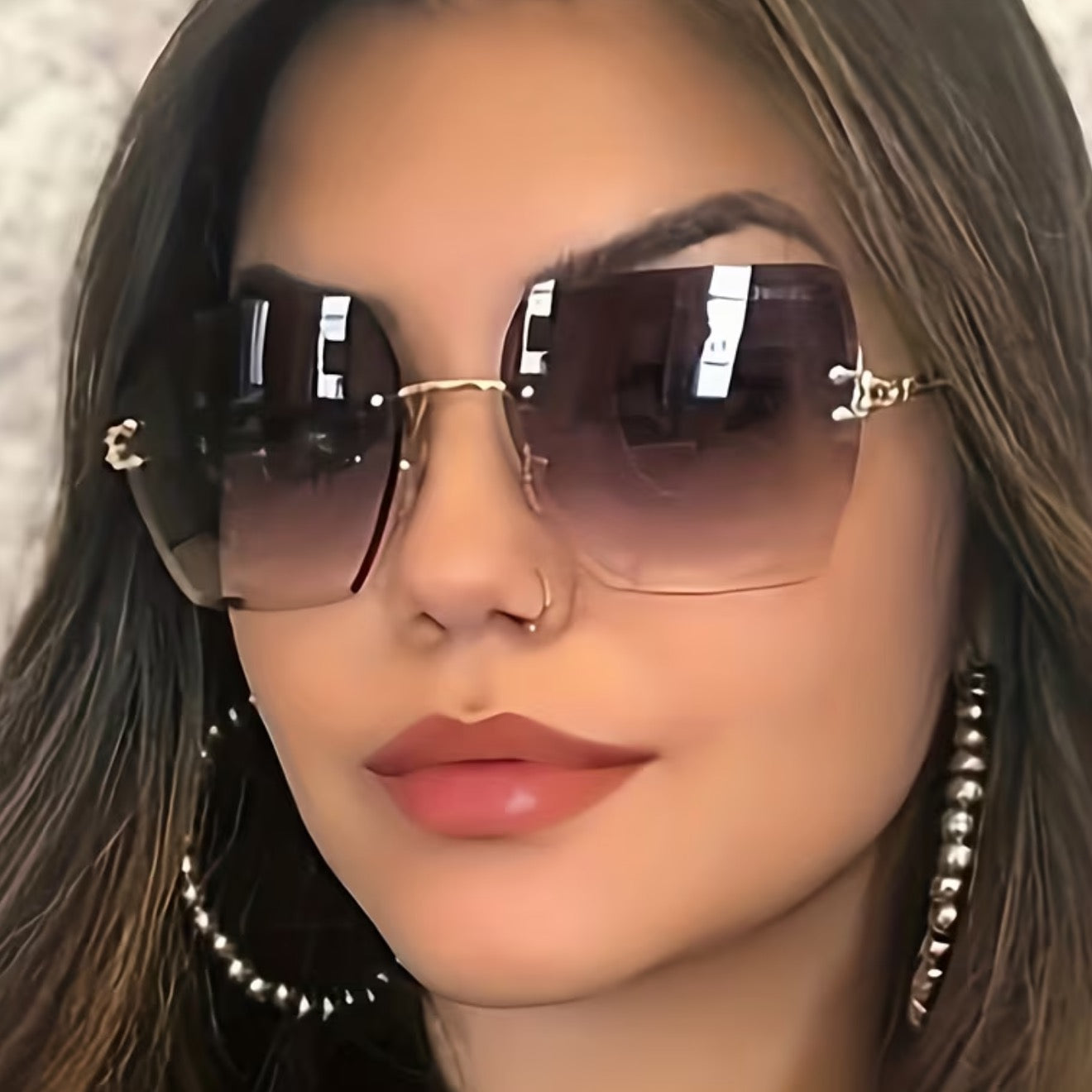 Rimless Sunglasses