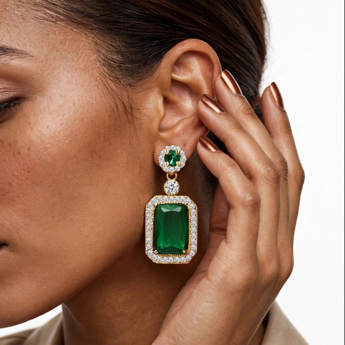 Emerald Earrings