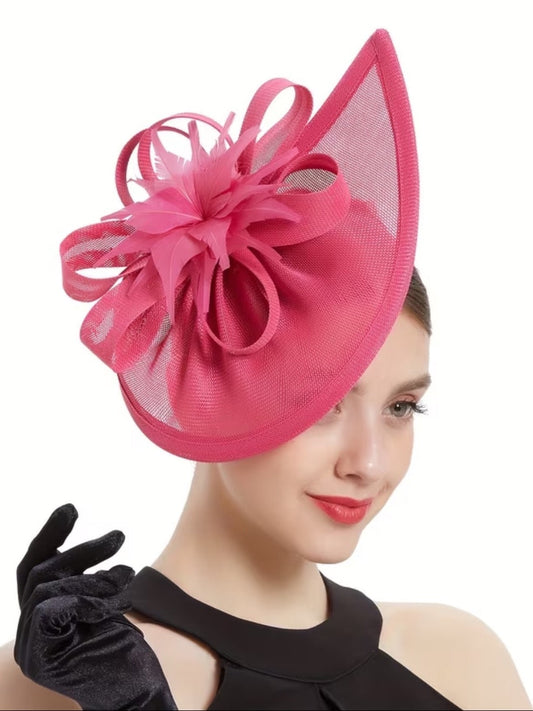 Floral Brim Fascinator