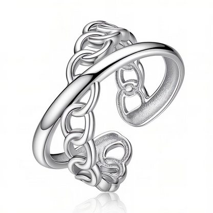 Silver Chain Link Toe Ring