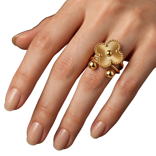Flower Finger Ring
