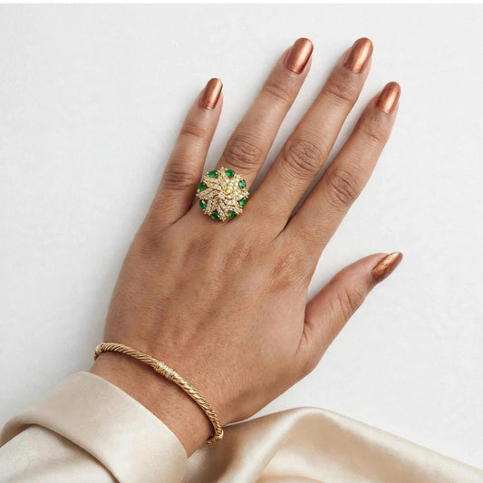 Diamond haze Ring