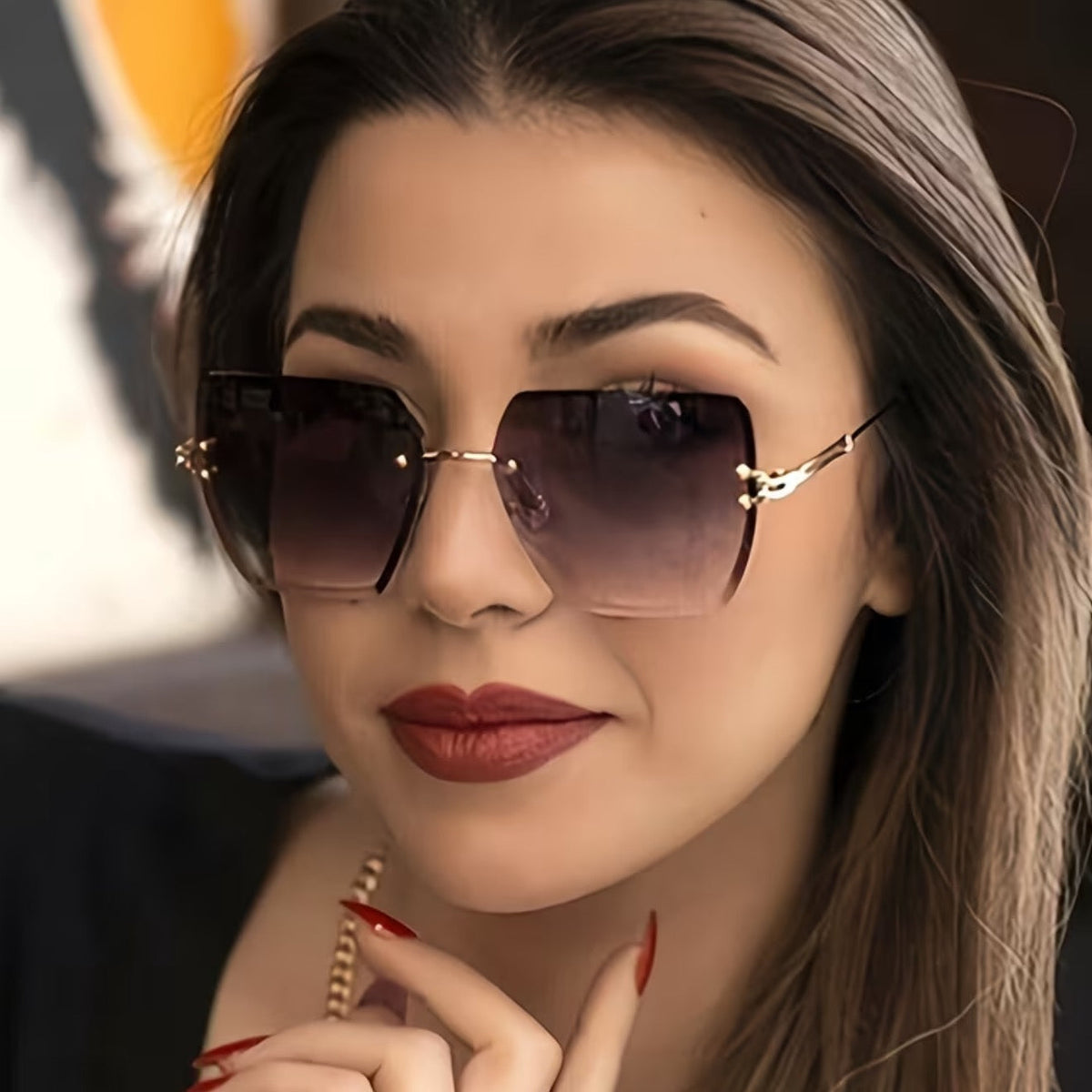 Rimless Sunglasses