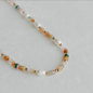 Pastel Pearl Beaded Necklace