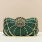 Crystal  Emerald Royal Clutch