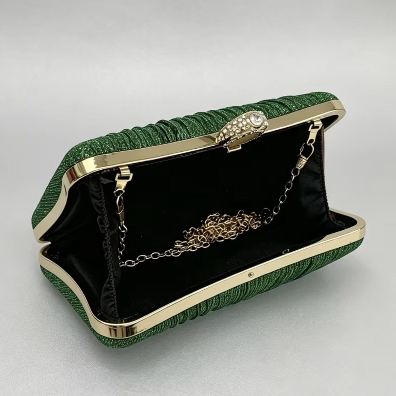 Pleated Royale Clutch