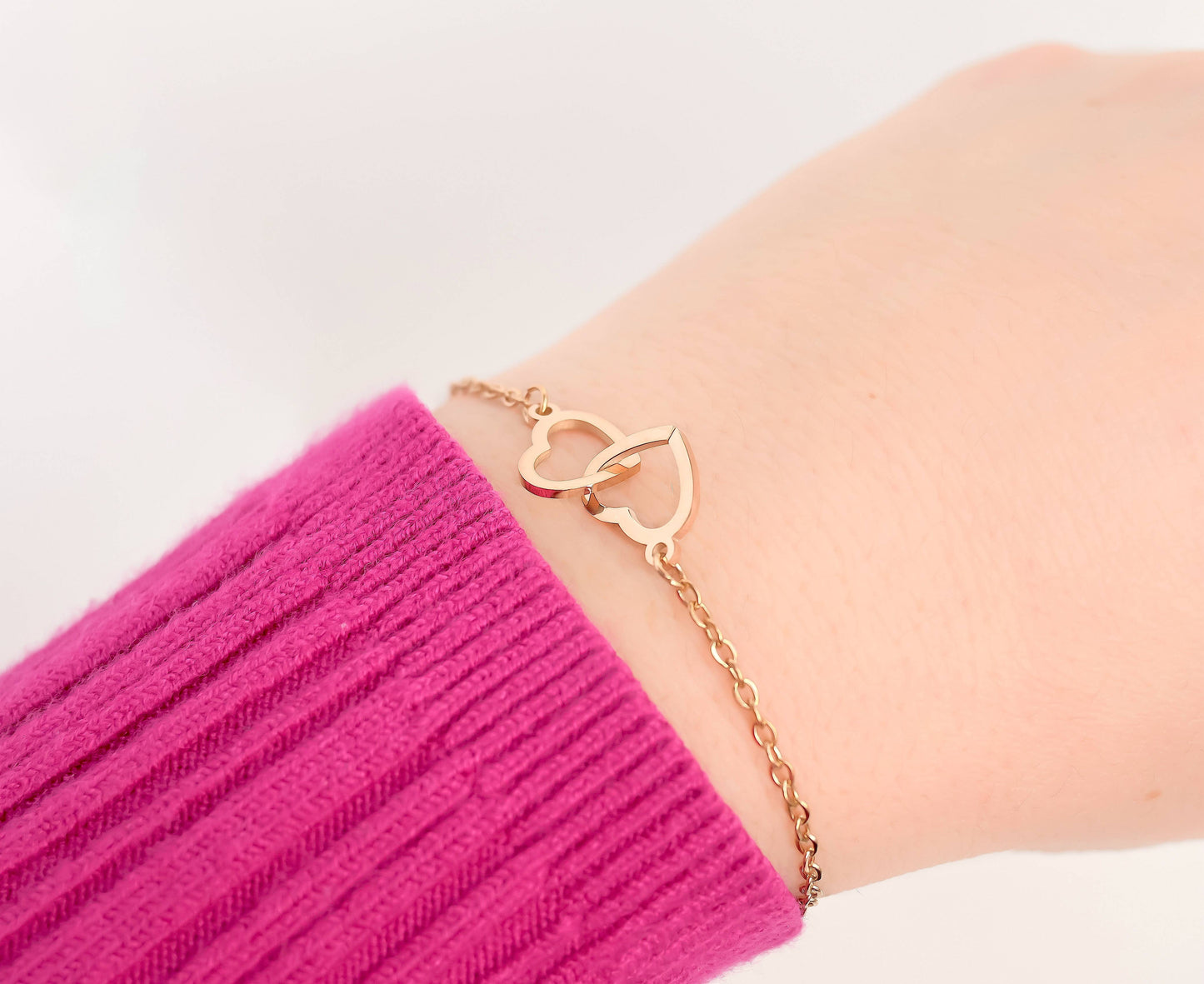 Two Hearts Bracelet