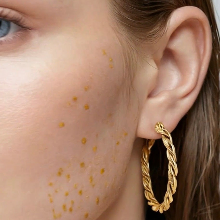 Twila Twisted Hoop Earrings.