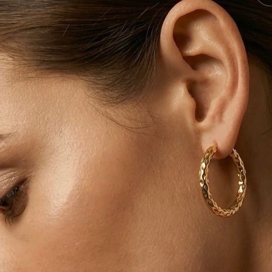 Hammered Earrings