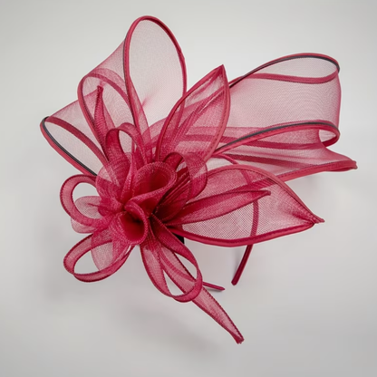 Sheer mesh with ribbon  Fascinators
