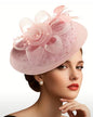 Flower Mesh Feathers Hair Fascinators