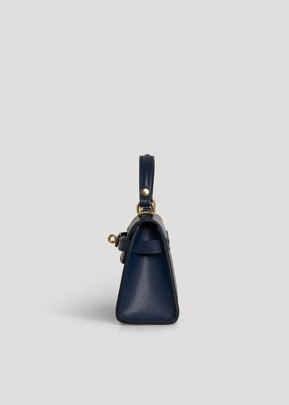 Victoria Bag in Navy Blue Epson Leather