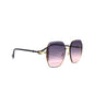 Ocular Obsetion metal Rimless Gradient Sunglasses