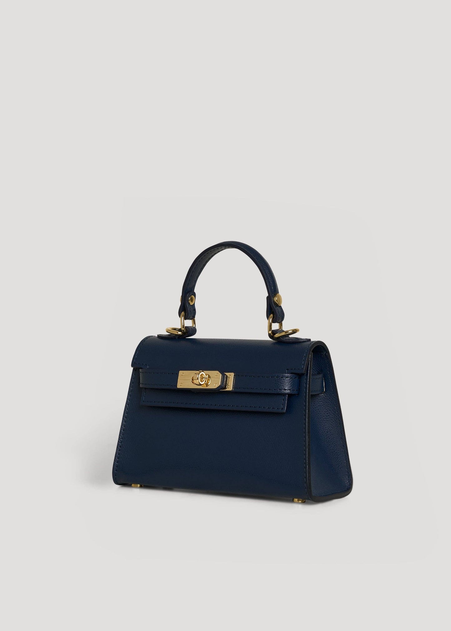 Victoria Bag in Navy Blue Epson Leather